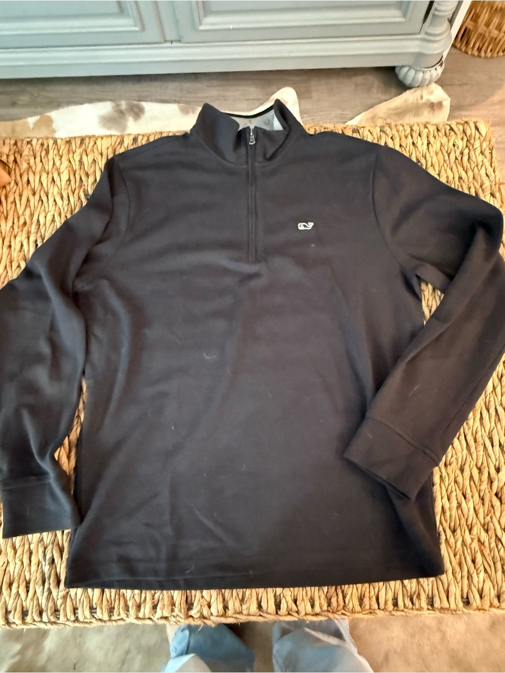 Vineyard Vines Men's Black Half-Zip Pullover
